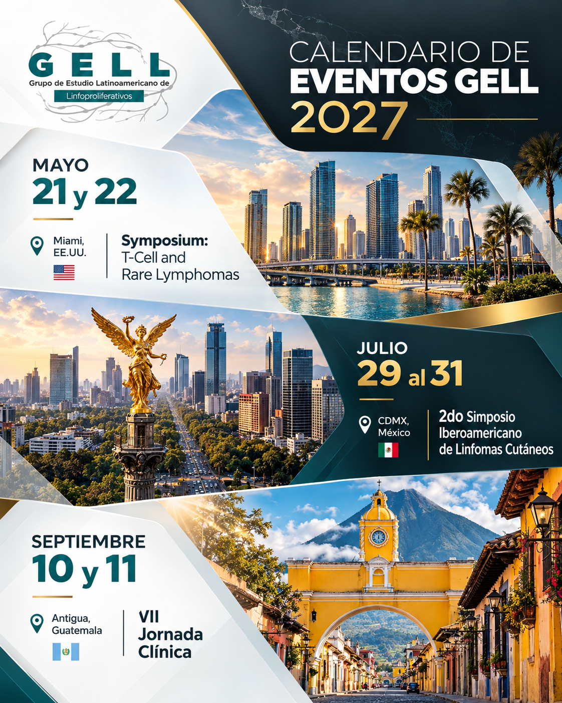 Grupo GELL - Save the Date y Calendario de Eventos 2027